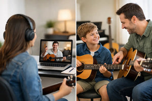 Online vs In Person Music Lessons
