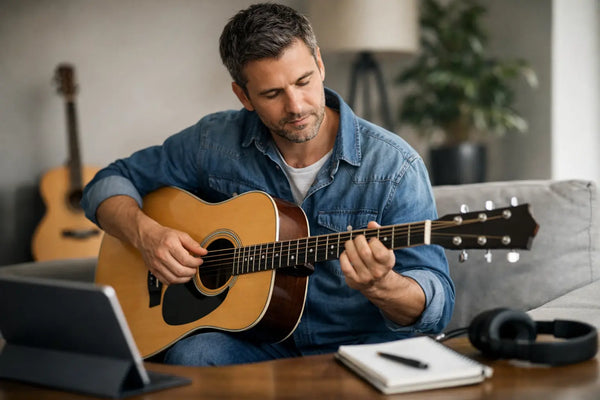 Adult Beginner Guitar Guide for Real Progress